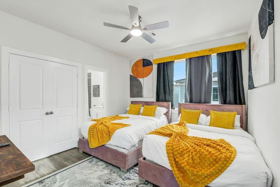 Furnished interior view inside a new home in , Houston (Image 29).