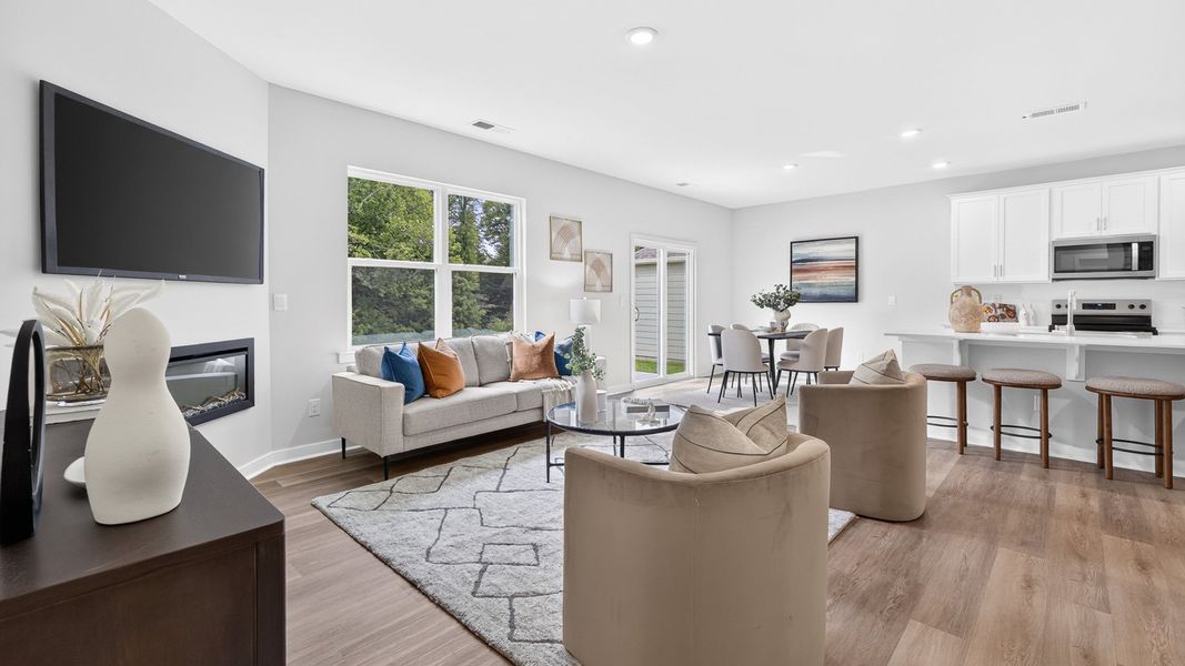 Furnished interior view inside a new home in Laurelbrook, Sherrills Ford (Image 12).