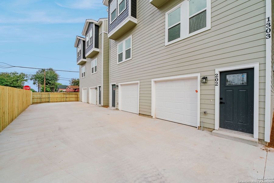Exterior details and patio area of a home in , San Antonio (Image 25).