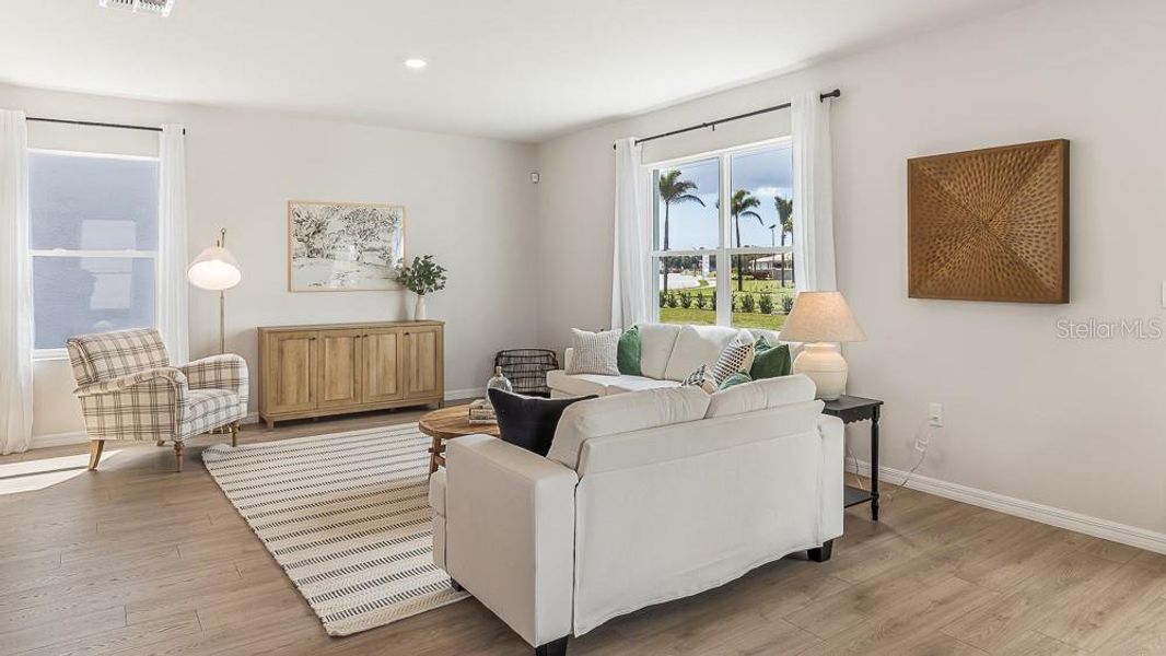Furnished interior view inside a new home in Bella Lago, Parrish (Image 9).