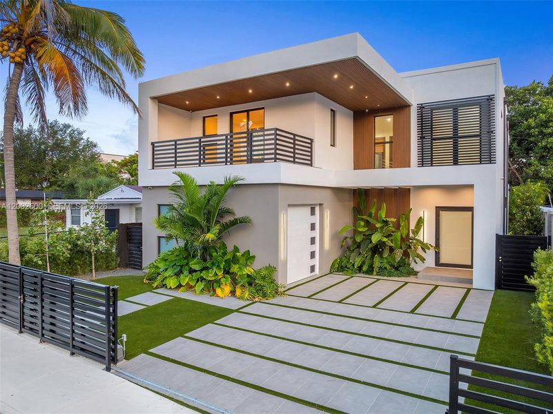Front exterior of a new home in , Miami, FL, highlighting curb appeal (Image 27).