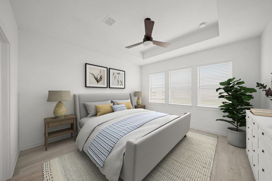 Relaxing primary suite (*Photo not of actual home and used for illustration purposes only.) Relaxing primary suite (*Photo not of actual home and used for illustration purposes only.)