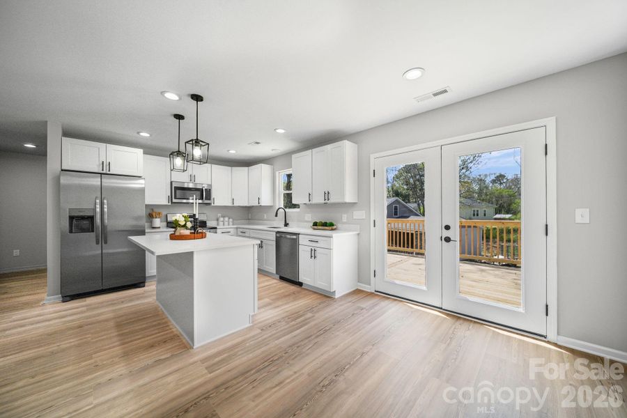Furnished interior view inside a new home in , Albemarle (Image 15).