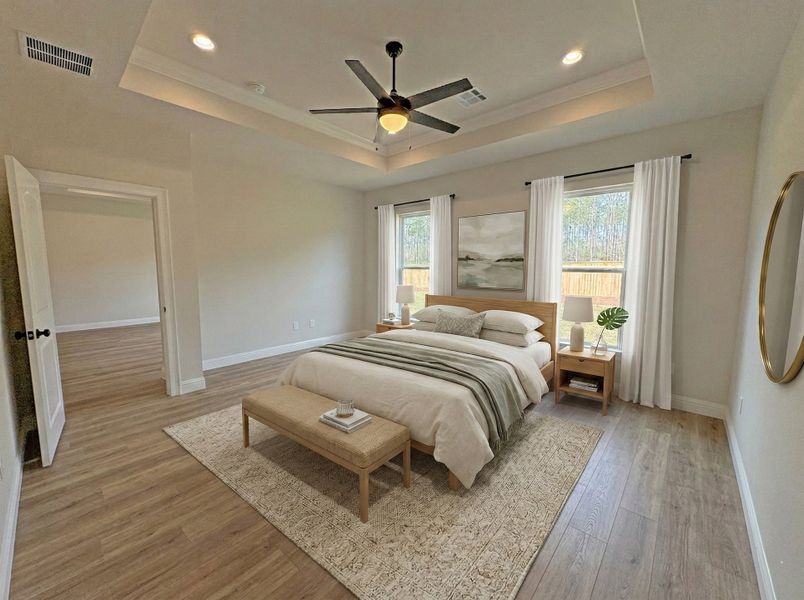 Furnished interior view inside a new home in Longleaf, Lumberton (Image 8).