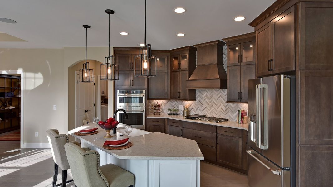 Representative furnished interior of a home built from the Portico by Epcon Communities in The Villas at Pinewood, Asheboro (Image 10). Representative furnished interior of a home built from the Portico by Epcon Communities in The Villas at Pinewood, Asheboro (Image 10).