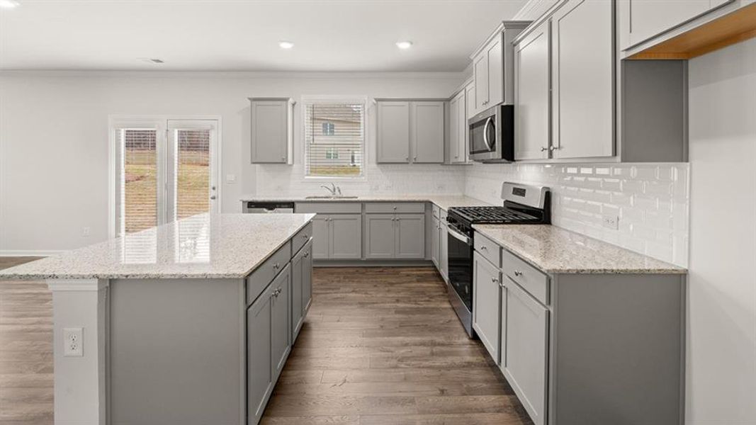 Furnished interior view inside a new home in Braselton Village, Braselton (Image 4). Furnished interior view inside a new home in Braselton Village, Braselton (Image 4).