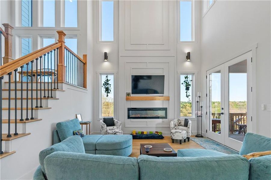 Furnished interior view inside a new home in , Clermont (Image 15). Furnished interior view inside a new home in , Clermont (Image 15).