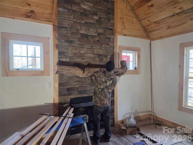 In-progress construction of a new home in , Lexington, NC (Image 5).