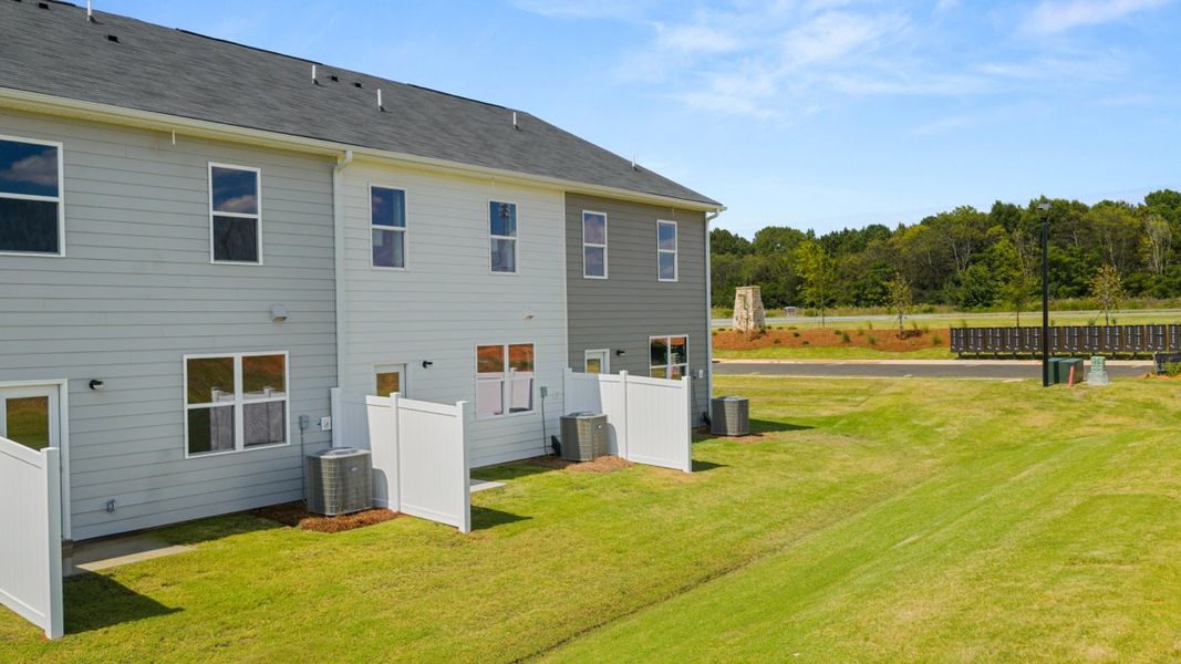 Exterior details and patio area of a home in Weatherstone, Grovetown (Image 30).