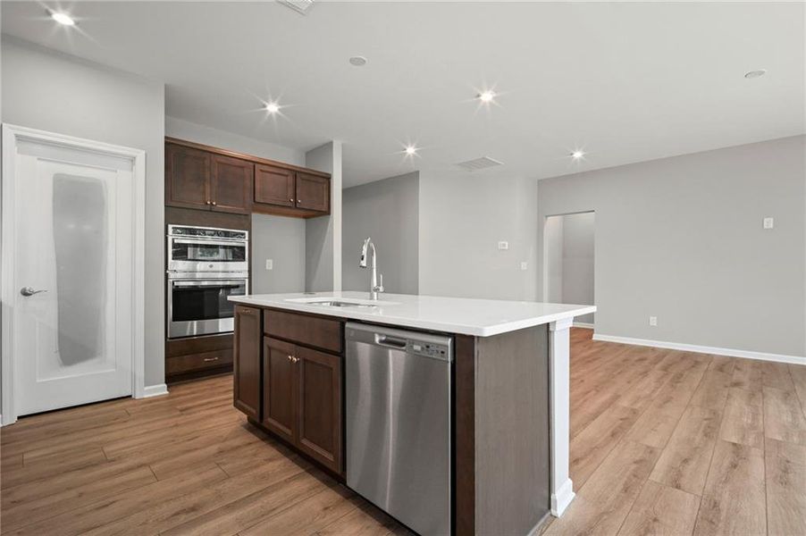 Furnished interior view inside a new home in Laurel Farms, Dallas (Image 15).