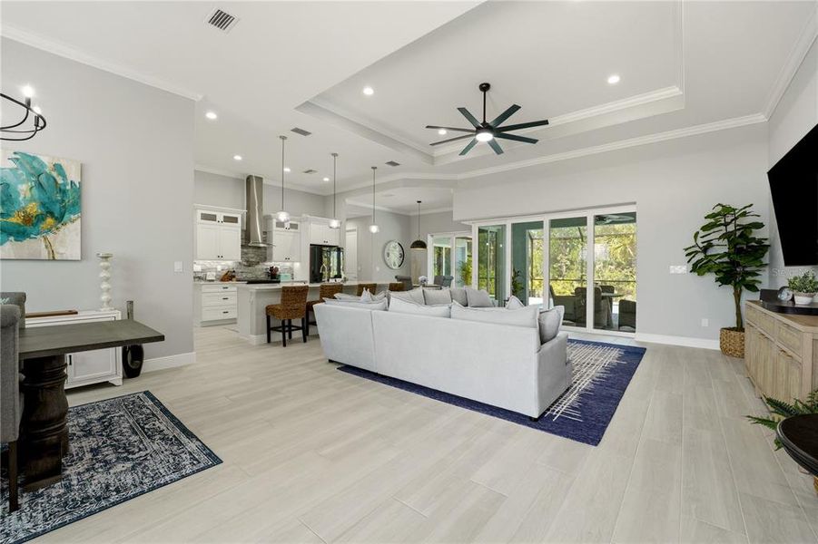 Furnished interior view inside a new home in , Rotonda West (Image 9).