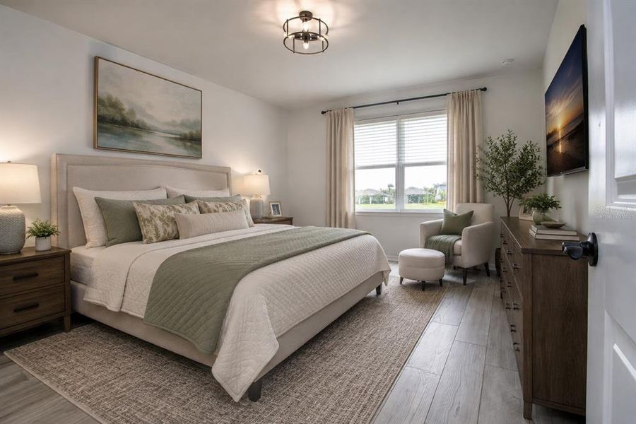 Furnished interior view inside a new home in , Parrish (Image 8).