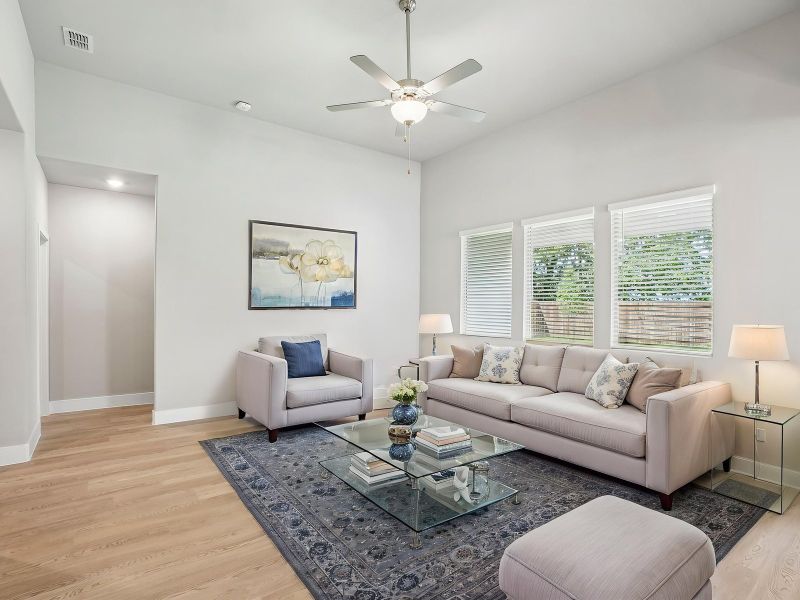 Furnished interior view inside a new home in Eastridge - Premier Series, McKinney (Image 4).