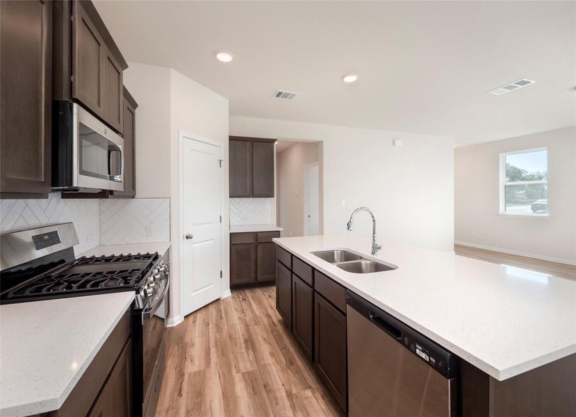 Furnished interior view inside a new home in Anthem Cottages, Kyle (Image 7).