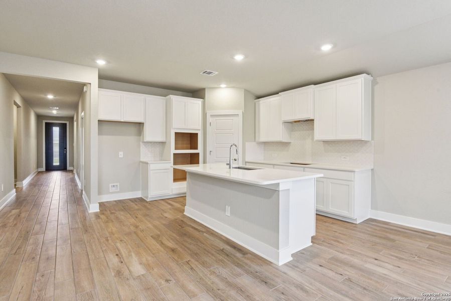 Furnished interior view inside a new home in Carmel Ranch, Schertz (Image 13).