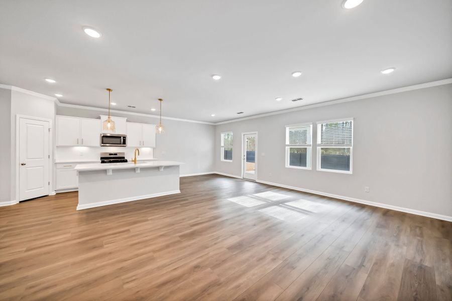 Spacious, unfurnished interior of a new home in Monroe Preserve, Chapin (Image 22).