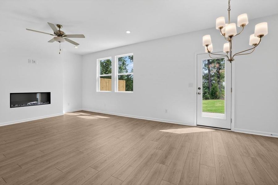 Spacious, unfurnished interior of a new home in Weatherfield, Buford (Image 19).
