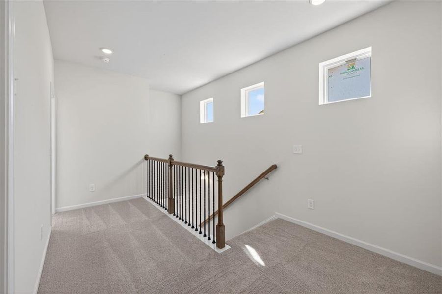 Spacious, unfurnished interior of a new home in Townes At The Stiles, Cartersville (Image 21).