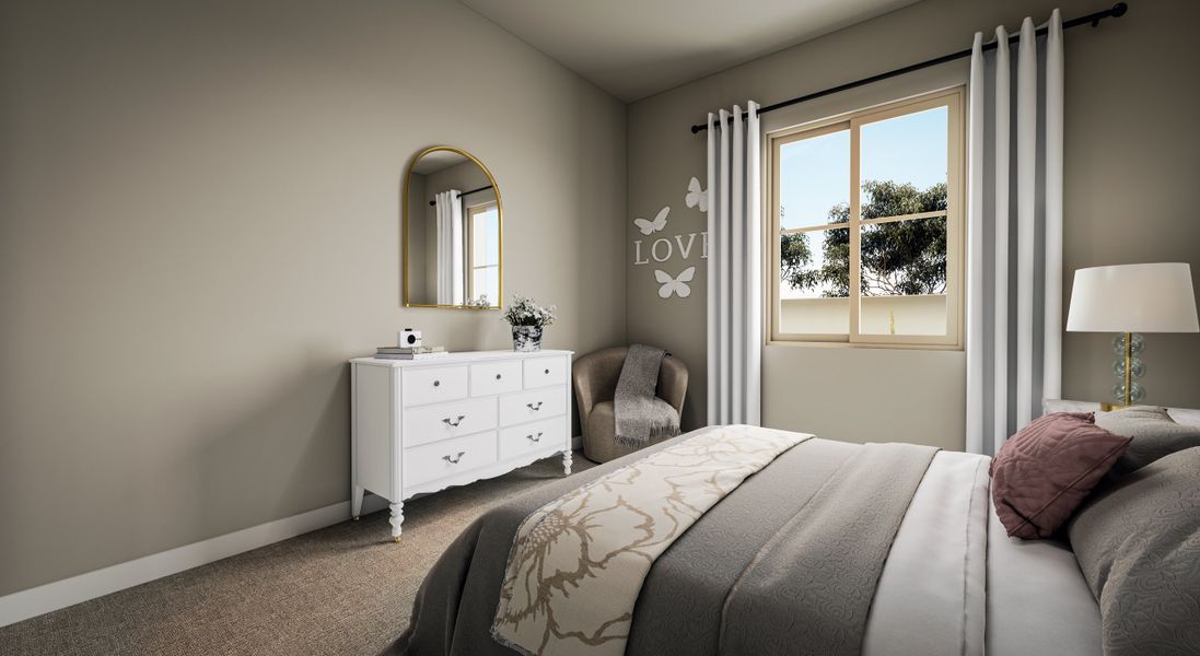 Representative furnished interior of a home built from the Dahlia Plan 5006 by Tri Pointe Homes in Soleo, San Tan Valley (Image 16).