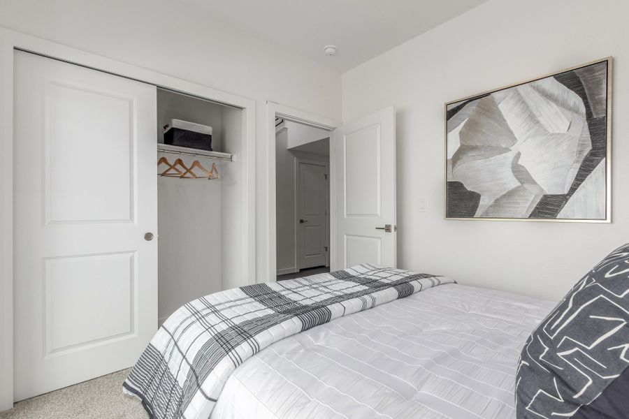 Furnished interior view inside a new home in The Commons at Victory Ridge, Colorado Springs (Image 19).