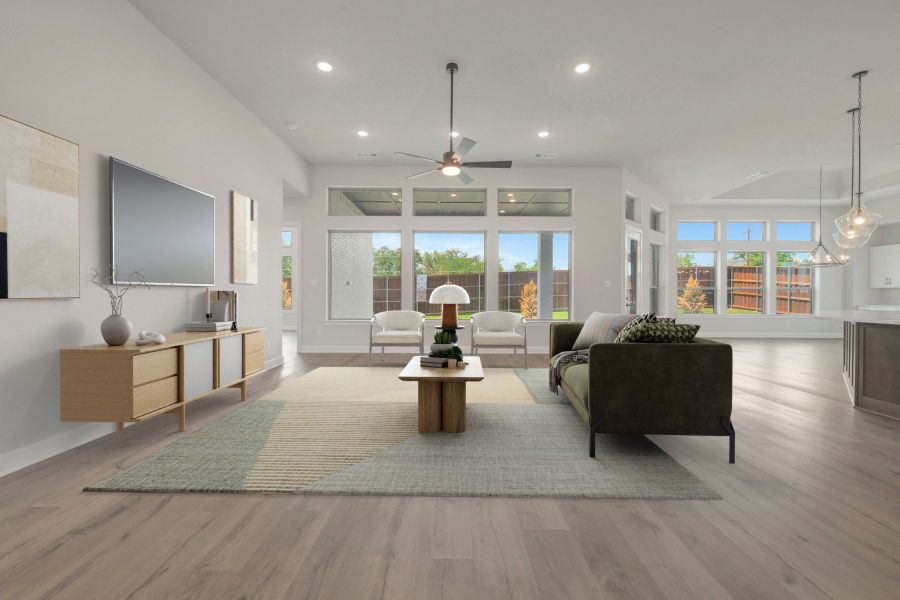 Furnished interior view inside a new home in Northshore at Lakewood Village - Garden Series, Lakewood Village (Image 6).