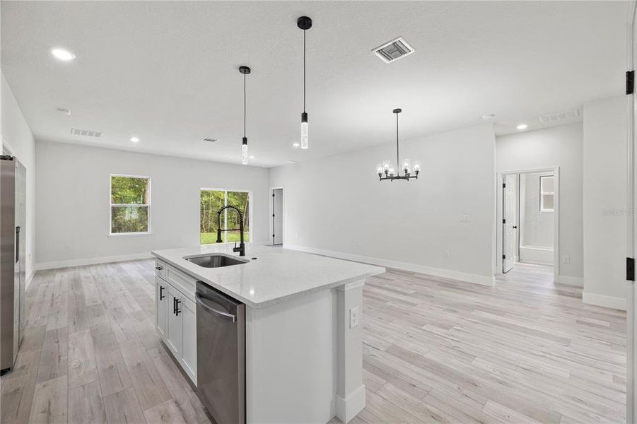 Furnished interior view inside a new home in , Citrus Springs (Image 6).