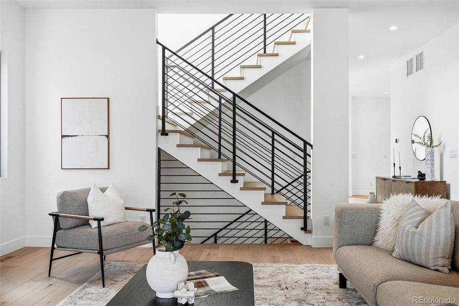 Furnished interior view inside a new home in , Denver (Image 39).