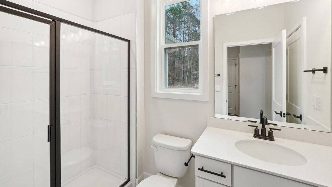 Furnished interior view inside a new home in Westport, York (Image 11).