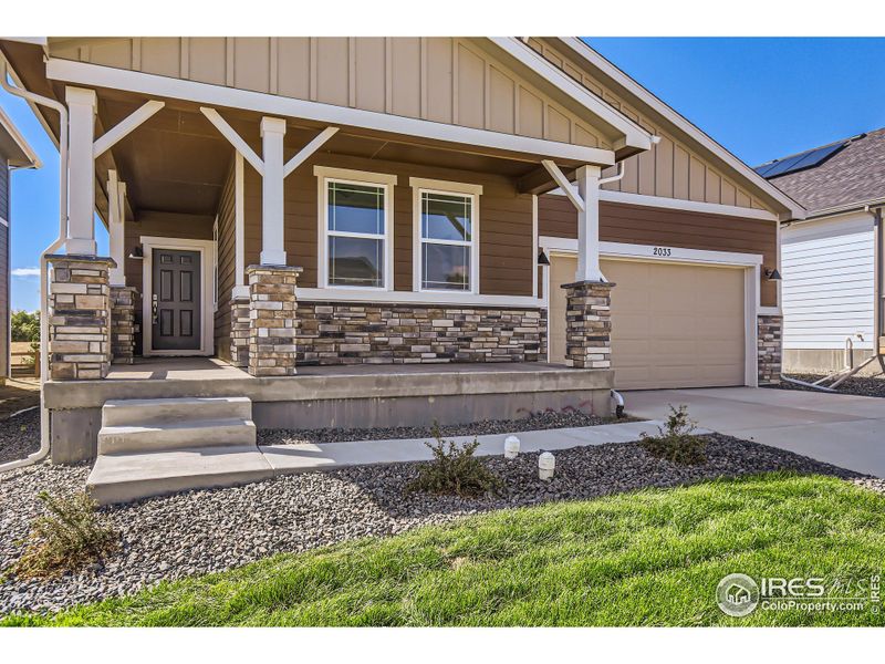 The home is currently under construction! These photos are renderings of another model with the same floorplan and give you a sense of what the home and elevation look like. Pictures of the actual house will be uploaded once it is completed.