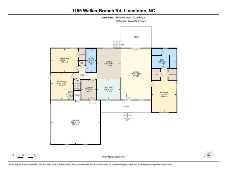 2D floor plan layout of this home in , Lincolnton, NC (Image 4).