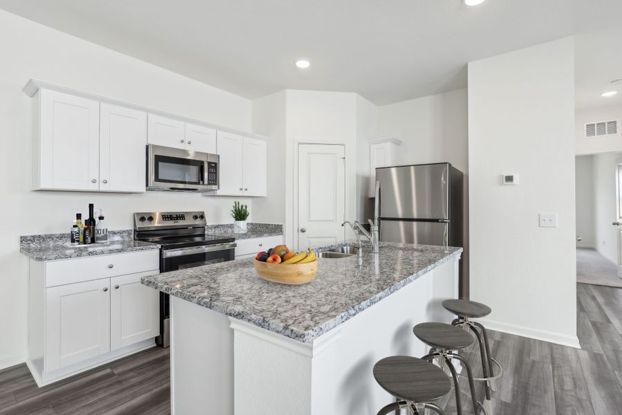 Representative furnished interior of a home built from the Proxy by Starlight Homes in The Wilder, Adkins (Image 4). Representative furnished interior of a home built from the Proxy by Starlight Homes in The Wilder, Adkins (Image 4).