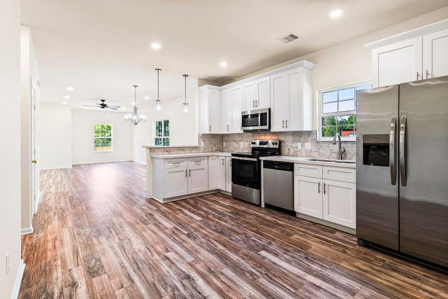 Furnished interior view inside a new home in , Livingston (Image 12). Furnished interior view inside a new home in , Livingston (Image 12).