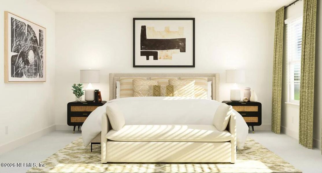Furnished interior view inside a new home in Cove at Southwood, Jacksonville (Image 3).