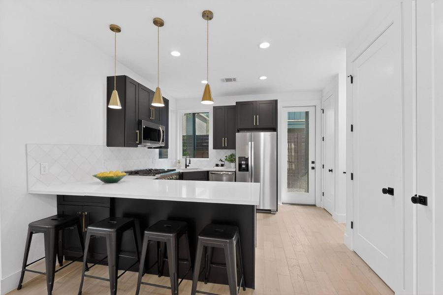 Furnished interior view inside a new home in , Austin (Image 15).