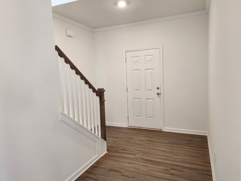 Representative unfurnished interior of a home built from the Boxwood Townhome by Piedmont Residential in The Retreat at Browns Ridge, Newnan (Image 26).