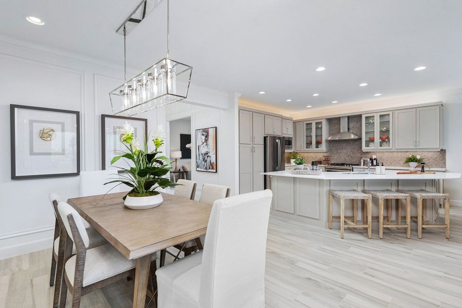 Representative furnished interior of a home built from the Bimini by GL Homes in Valencia Parc at Riverland, Port St. Lucie (Image 10).
