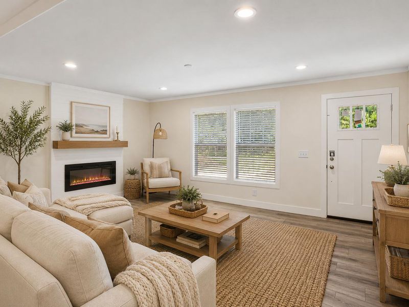 Furnished interior view inside a new home in , Ravenel (Image 6). Furnished interior view inside a new home in , Ravenel (Image 6).
