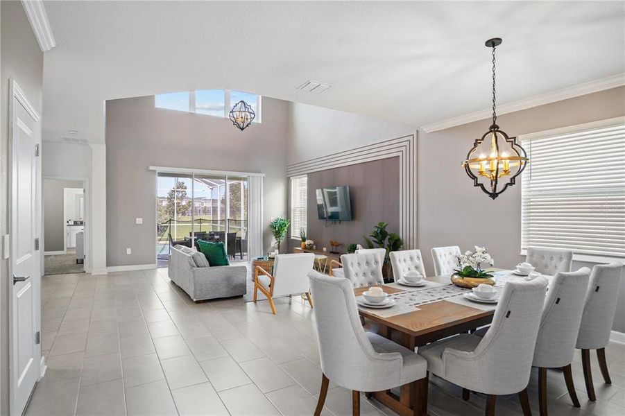 Furnished interior view inside a new home in , Davenport (Image 12).