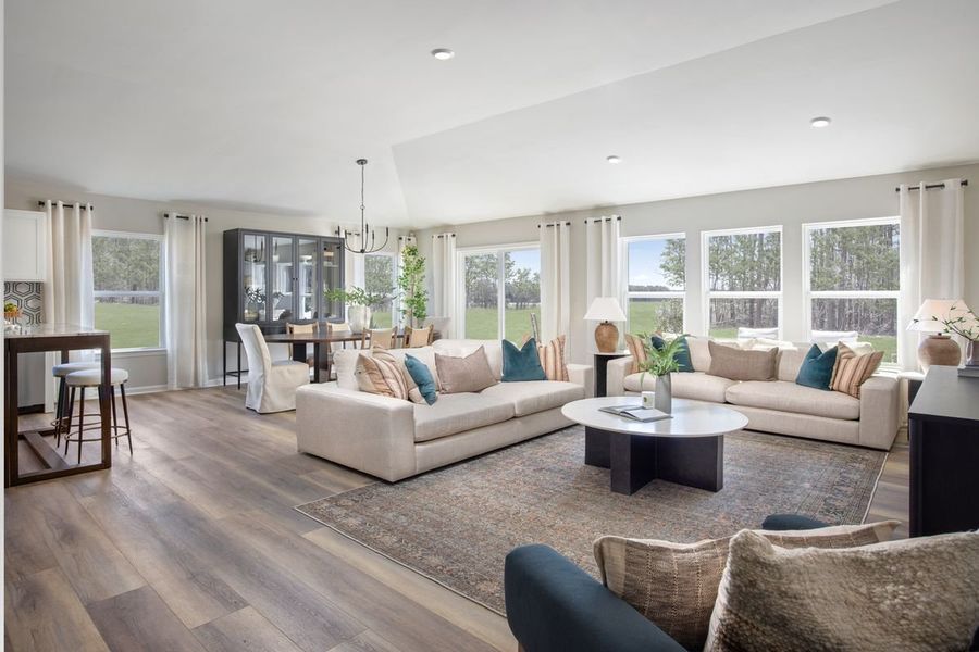Representative furnished interior of a home built from the Plan 1910 Modeled by KB Home in Turkey Ridge, Smithfield (Image 5).