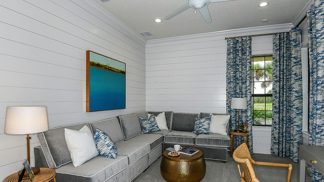Furnished interior view inside a new home in Canoe Creek Real Estate and Homes for Sale in Parrish, FL - Neal Communities, Parrish (Image 34).