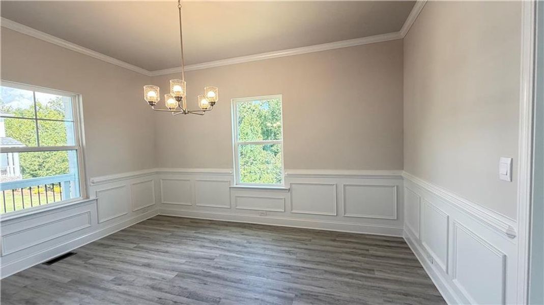 Spacious, unfurnished interior of a new home in Habersham Meadows, Demorest (Image 27).