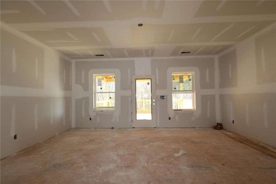 In-progress construction of a new home in Meadow Brook Farms, Cumming, GA (Image 7).