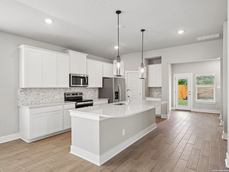 Furnished interior view inside a new home in Stetson Ridge, Marion (Image 4).