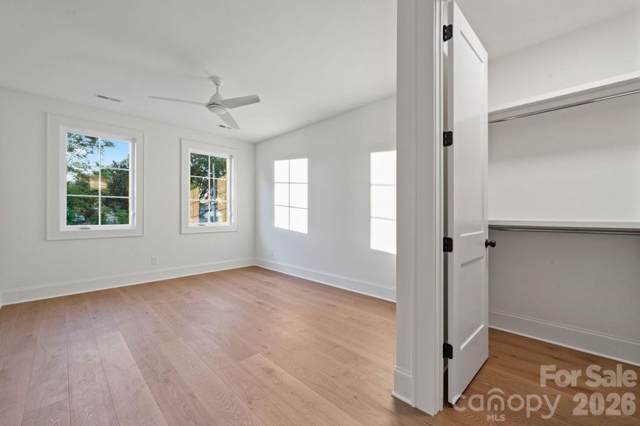 Upper level ensuite's offer walk-in closets.