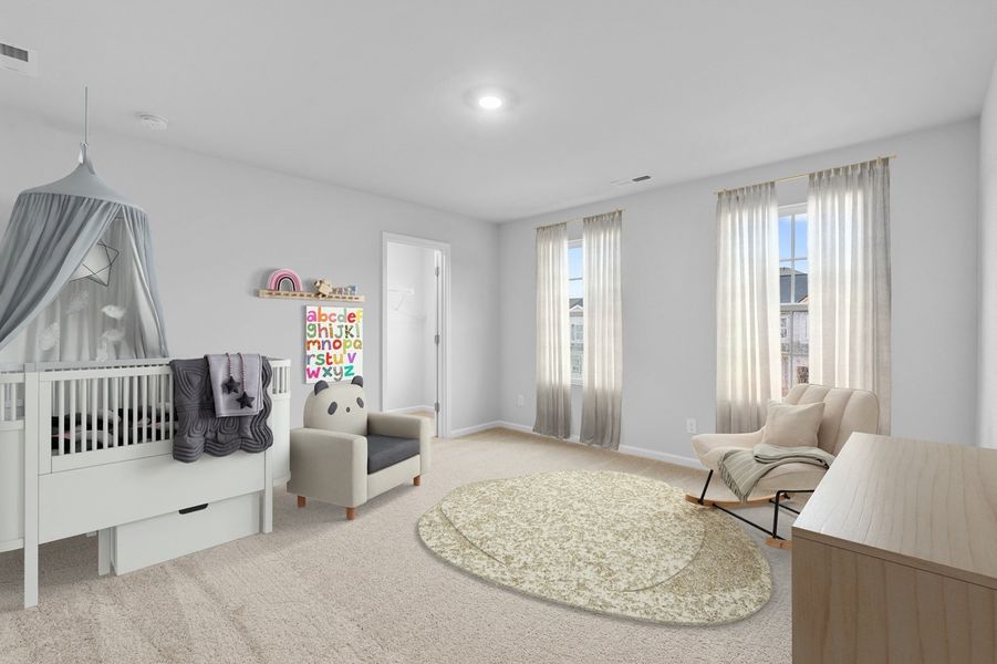 Furnished interior view inside a new home in Hanes Lake, Winston-Salem (Image 9).
