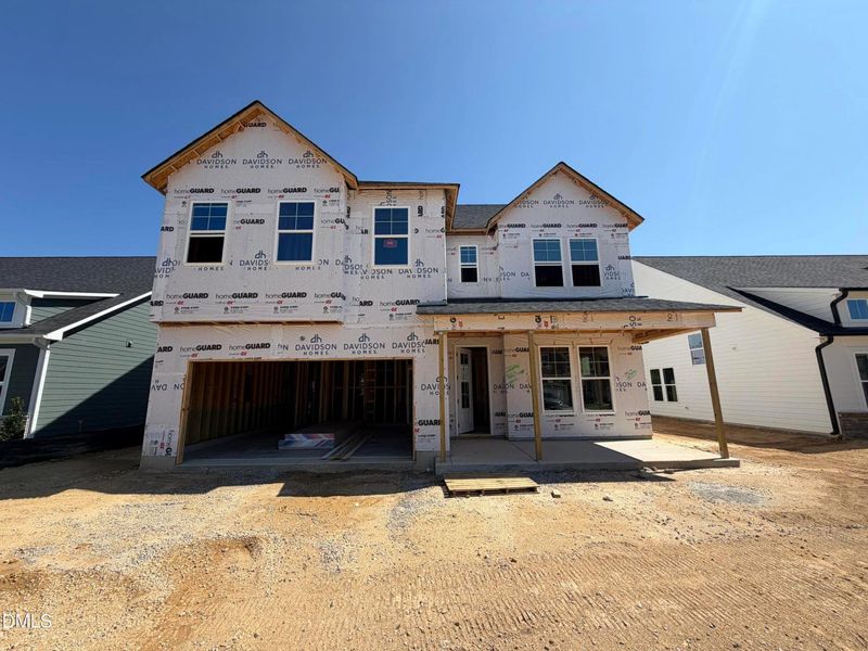 In-progress construction of a new home in Wendell Ridge, Wendell, NC (Image 34).