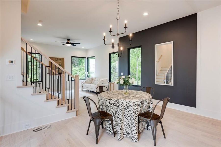 Furnished interior view inside a new home in , Chamblee (Image 7).