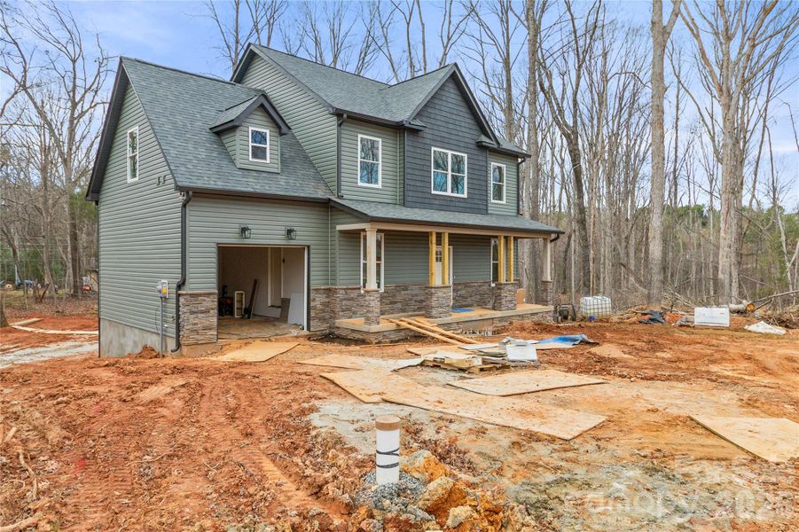 In-progress construction of a new home in , Denver, NC (Image 43).