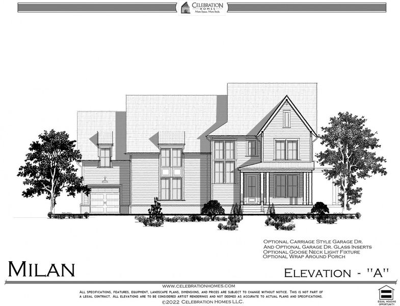 Representative rendering of the exterior for the Milan by Celebration Homes (Image 17).