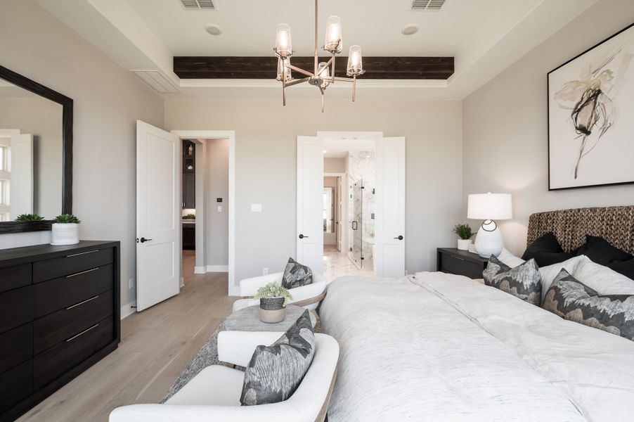Furnished interior view inside a new home in The Orchard At Pecan Ridge, Fulshear (Image 15).